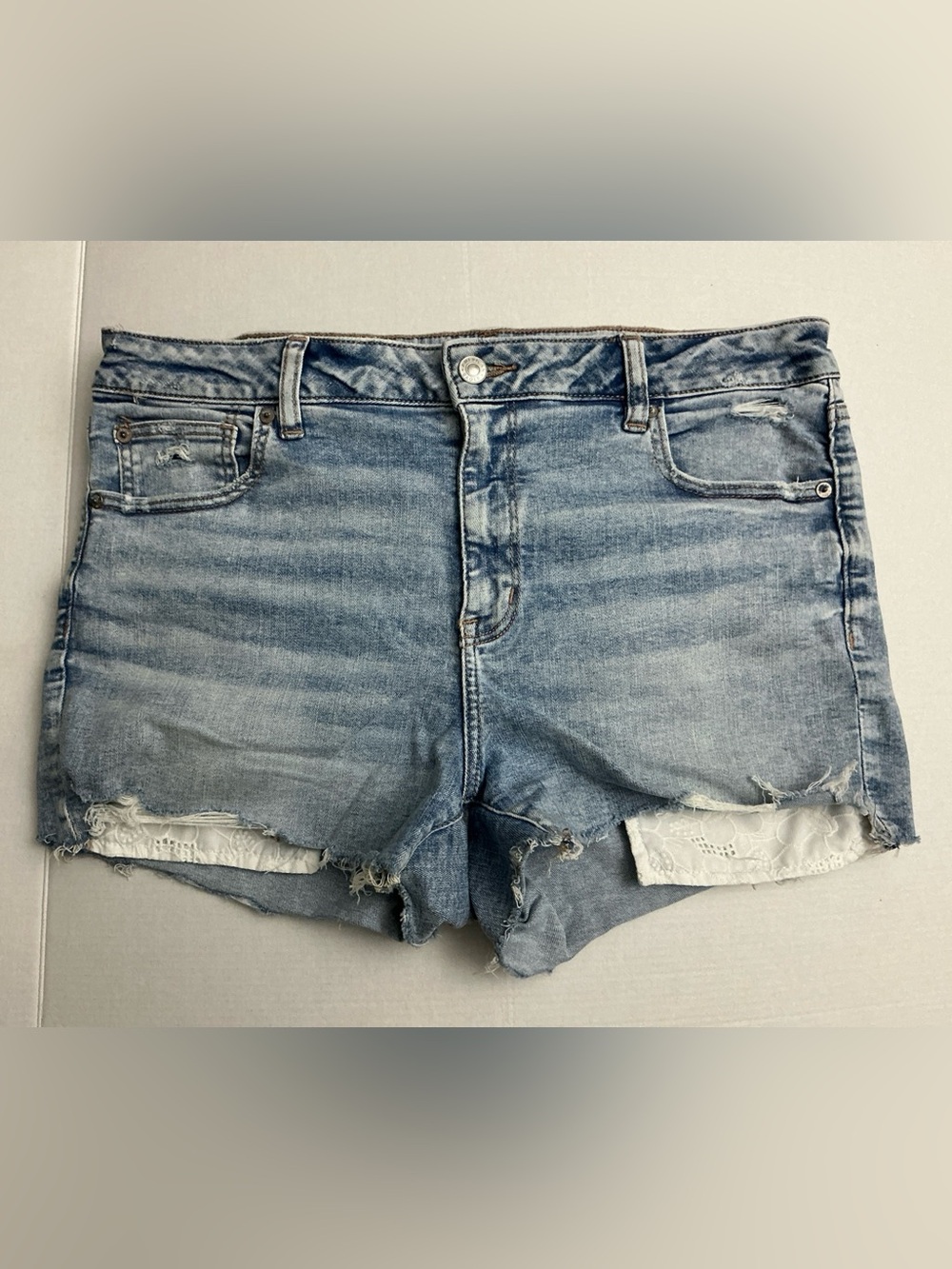 American Eagle Outfitters Shorts High-Rise Shortie Next Level Stretch Women’s 16